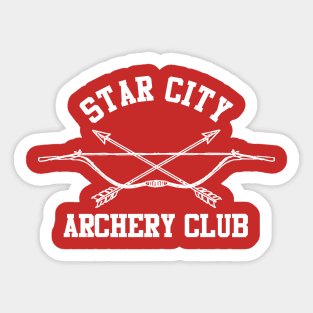 Star City Archery Club – Green Arrow, CW Sticker